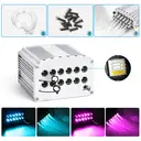 4 Colors 32W Twinkle Car Starlight Headliner Kit 600pcs*0.03in*13.1ft with APP&RF Remote, RGBW Fiber Optic Strands Star Roof Lights,4 Port Engine Sound Activated Ceiling Star Lights for Home/Car Decor image 5