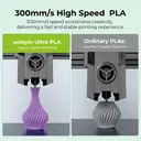 Creality Soleyin Ultra PLA 1,75 mm 3D-Drucker-Filament 1 kg, Erdbeercreme, 30–300 mm/s image 7