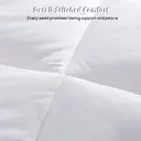 MENDALE Couette double respirante et douce, toutes saisons, non-allergique et lavable - 200 x 220 cm image 6