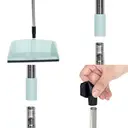 Stofpan en handborstelset van 25,5 cm breed met 70 cm ijzeren steel, blauw, 80 mm borstelharen image 3