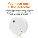 HEIMAN Smoke Detector, 10 Year Fire Alarm, EN 14604 Certified, Photoelectric Smoke Detector, Lithium Long Term Battery, Fire Detector, 85 dB Alarm (Pack of 5) image 4