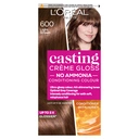 L'Oréal Casting Creme Gloss 600 Light Brown Semi Permanent Hair Dye image 0