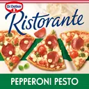 Dr. Oetker Ristorante Pepperoni Mozzarella Pesto Pizza 360g image 0