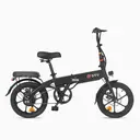 DYU A1F Pro Folding Electric Bike 25oW Motor City Ebike 36V7.5AH Battery Electric Bike 16 inch tire commuter electric bike -Black image 1