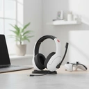 Turtle Beach Casque gaming filaire Airlite Fit pour Nintendo Switch, écouteurs 40 mm, micro antibruit basculant, coussinets maille jersey, connexion 3,5 mm, noir et blanc image 5