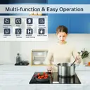 TOPWISH Plaque à induction encastrable à 4 foyers - 60 cm image 4