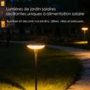 VIVREAL Guirlande lumineuse à drapeau double ronde solaire, lot de 4, TPL010, Offre Nouvel An, Meilleurs choix cadeaux image 6