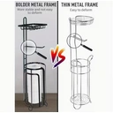 SRD Freestanding Multi-Tiered Flat Metal Towel Rack, New Year Sale , Top gift picks image 3