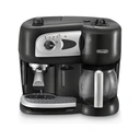DELONGHI Combo, Machine Expresso Pompe Dosettes et Café Moulu, BCO261B.1, Noir/Blanc image 0