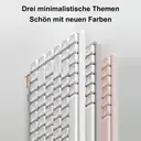 Lofree Lite84 Bürotastatur – 84 Tasten, 75% Layout, Tri-Mode-Anschluss (Bluetooth 5.4 / 2,4G / kabelgebunden), flache lineare Schalter, 2000-mAh-Akku, Volumenroller, Weiß, OE921 image 10