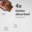 Zooki Liposomal Iron 20mg Energy Support Capsules - 30 Capsules image 4