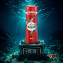 Old Spice Deep Sea Men’s Shower Gel & Shampoo Multi-Use 3-in-1 Hair-Face-Body Wash 250ml image 2