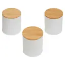 Maison by Premier Set Of Three Alton White Cannisters image 3