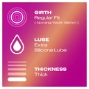 Durex Pleasure Me Ribbed and Dotted 20 Condoms image 4