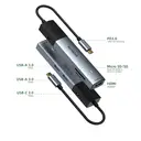 Mokin Adaptateur USB C vers USB C 3.0 + 2 USB A 3.0 + SD/TF 2.0 + HDMI 4K @60 + PD image 1