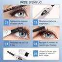 SUNLUXY S600 Recourbe-cils électrique pour courbure naturelle longue tenue, avec affichage LED de la température et de la batterie, arrêt automatique de sécurité - Rose image 7