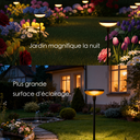 VIVREAL Guirlande lumineuse à drapeau double ronde solaire, lot de 4, TPL010, Offre Nouvel An, Meilleurs choix cadeaux image 7