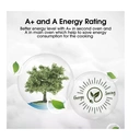 Hisense HDE3211BXUK 60cm Electric Cooker – Double Oven, Ceramic Hob, Stainless Steel, A Energy Rating image 4