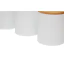 Maison by Premier Set Of Three Alton White Cannisters image 5