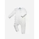 Mama Bamboo Babygrow 6-9 Months White Bamboo Print image 1