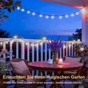 Vivreal Solar-Bubble-Ball-Lichterkette – 11 m (36 ft), 60 LEDs, kaltweiß, wasserdicht, für Garten, Terrasse & Feiertagsdeko, Neujahrssale, Top-Geschenkideen image 2