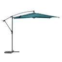 Hespéride Parasol Manoa palmier 3 m bleu canard image 0
