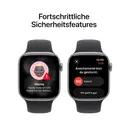 Apple Watch Series 11 GPS 42mm Space Grey Aluminiumgehäuse mit Schwarzem Sportarmband - S/M image 5