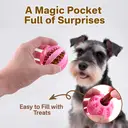 Blinkit Watermelon Ball Chew Toy for Dogs, TPR Durable Bite-Resistant Ball, Interactive Play and Teeth Cleaning Toy image 2