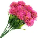 Yuejia Lot de 8 plantes roses artificielles - 28 cm image 6