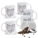Alphynix 1pc Nana Tribute Mug, 11oz Ceramic Coffee Cup with Heart of Loving Words, Best Gift for Grandma Nana, Grandmother Gift for Birthday Christmas image 0