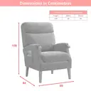 Armchair Faro Anthracite Grey image 6