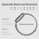 Apple watch bands (S11/10 42mm)+(40mm/41mm/38mm) starlight(circle) image 1