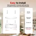 HEIMAN Smoke Detector, 10 Year Fire Alarm, EN 14604 Certified, Photoelectric Smoke Detector, Lithium Long Term Battery, Fire Detector, 85 dB Alarm (Pack of 3) image 8