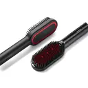 Tymo Ionic Plus Ionic Straightening Brush, 200% Denser Bristles, 16 Temperature Settings, Millions of Negative Ions to Tame Flyaways, Dual Voltage Portable Straightening Tool, Suitable for Fine to Thick Hair, Black,Top Gift Picks image 2