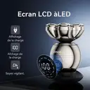 Qiman 8009 Rasoir à 7 têtes avec écran LED intelligent et base de recharge image 2