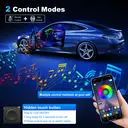 Dream+color Kit d'éclairage 593 LED pour intérieur de voiture avec application sans fil, 14-en-1 - 444,5 cm image 2