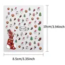MeoMagic TH-1078 Autocollants pour ongles de Noël image 4