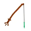 ZEZE Dachshund Shaped Cat Teaser Toy, Plush Bite Resistant, Interactive Self-Play Cat Toy image 5