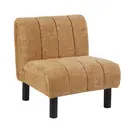Accent Chair Lily Panelling Mustard image 1