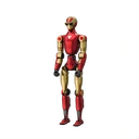 Unitree R1 Air Humanoid Robot Embodied Intelligence, Monocular Camera, 20 Degree of Freedom, Smart Interactive Communication with AI Voice Model, Red and Gold image 2