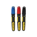 Stanley FatMax® Chisel Tip Marker 3 Pack (Black, Blue & Red Markers Included) image 1