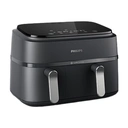 PHILIPS Friteuse sans huile Série 3000 NA351/00 double compartiment 9 L Noir image 0