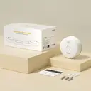 HEIMAN Smoke Detector, Radio Networkable, Wireless Smoke Detector Max. 40 Networkable Fire Alarms, 85 dB, 10 Year Battery, EN14604, with Mute Switch (Model 2SA-2 Piece) image 6
