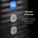 Tower T20083BLK Saturn 2-Slice Toaster with 7 Browning Levels, Defrost/Reheat/Cancel, Black image 3