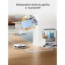 Eureka J12 Ultra Aspirateur robot avec fonction de lavage (Vidage automatique, Lavage et séchage), puissance d’aspiration de 5000 Pa, fonction de lavage rotative, double navigation LiDAR, évitement d’obstacles par IA 3D image 3