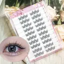 MeoMagic - Extensions de cils pré-collées (pinceaux à cils non inclus) - 10 lignes - 120 pièces - F22 image 0