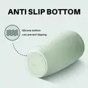 Bottle Bottle Gobelet isotherme 500 ml à emporter - haut de gamme, anti-fuite, sans BPA, fermoir à presser, à double paroi, garde les boissons chaudes et froides longtemps (vert) image 3