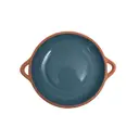 Sintra Large Glazed Terracotta Tapas Dish - Ink Blue image 1