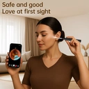 Sunluxy Ear Wax Removal Tool with Camera, 10MP HD, 7 Kits, 6 LED Lights, Soft Silicone Tips, IPX5 Waterproof, Type-C Rechargeable, Compatible with iOS & Android – H1, Black image 1