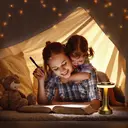 Lampe de table sans fil, lampe de bureau LED portable, éclairage d’ambiance de bureau, veilleuse avec intensité variable et n image 1